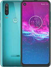 하다 Motorola One Action 지문 센서가 있습니까?